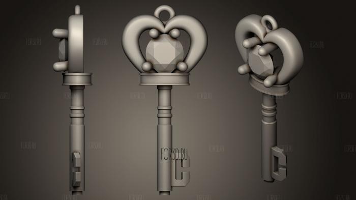 Keyd stl model for CNC